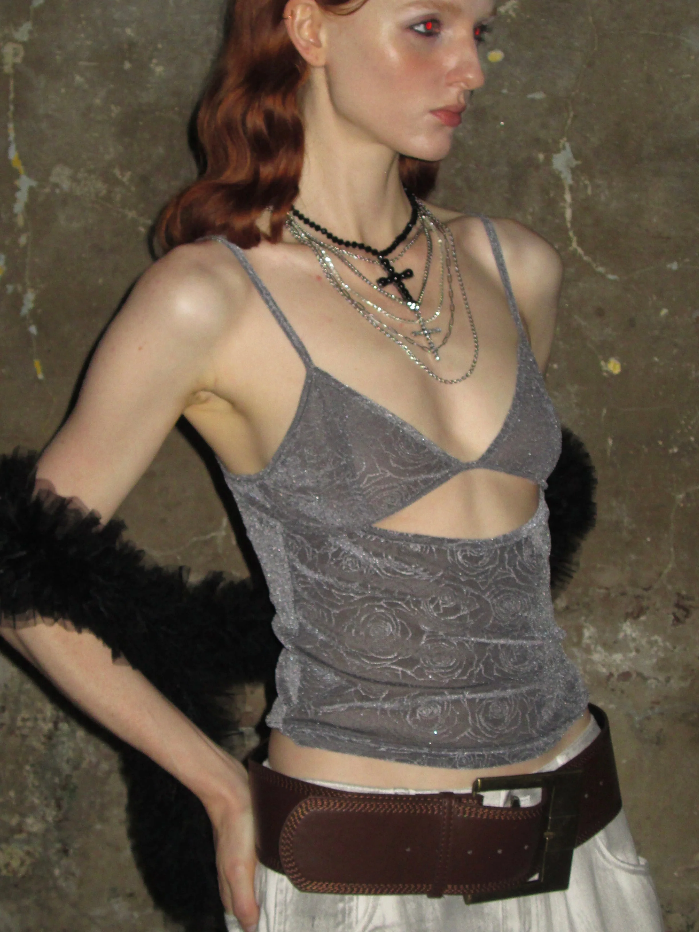 Cut-out Edge Camisole Top - Image 10