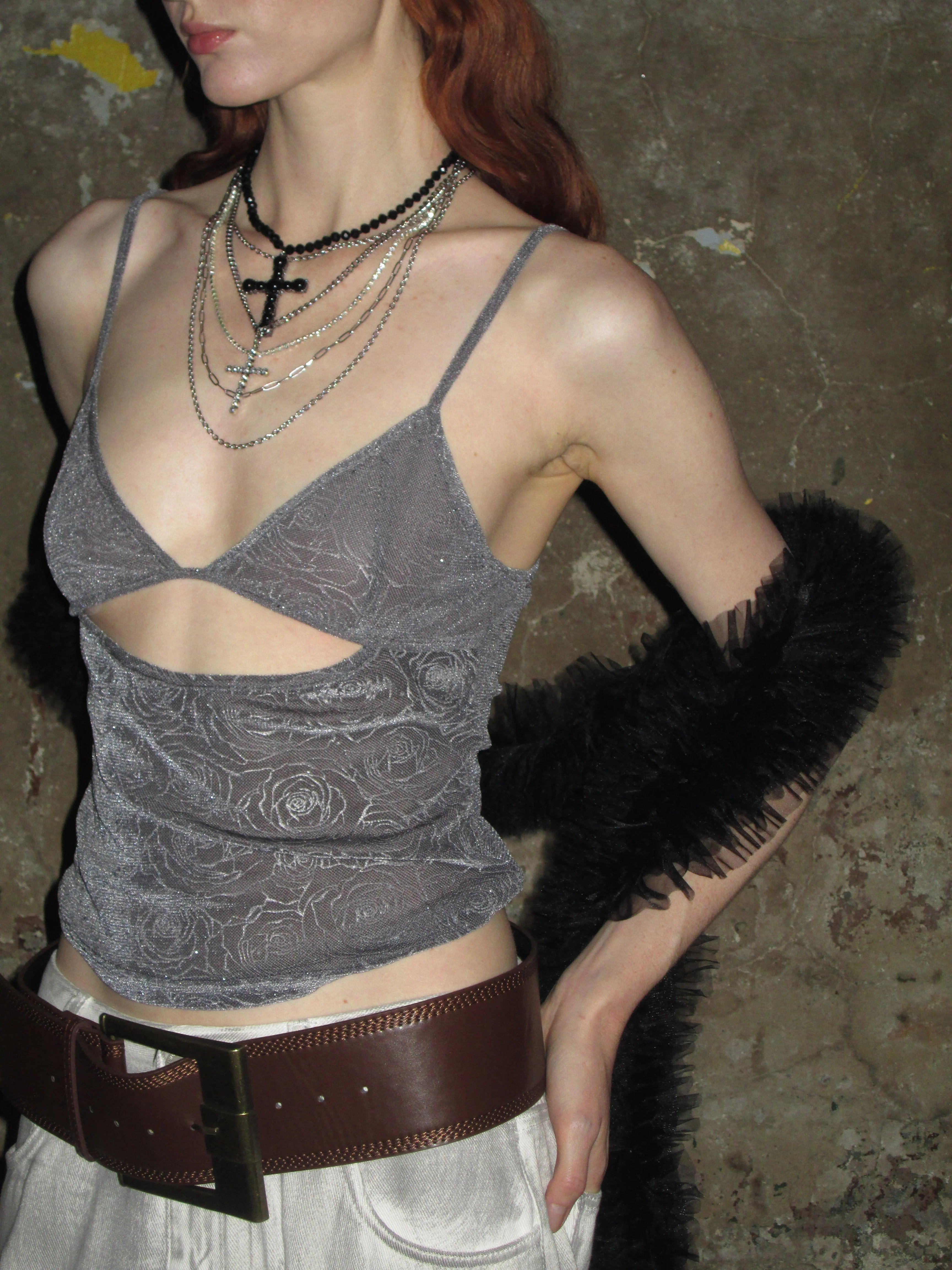 Cut-out Edge Camisole Top - Image 11