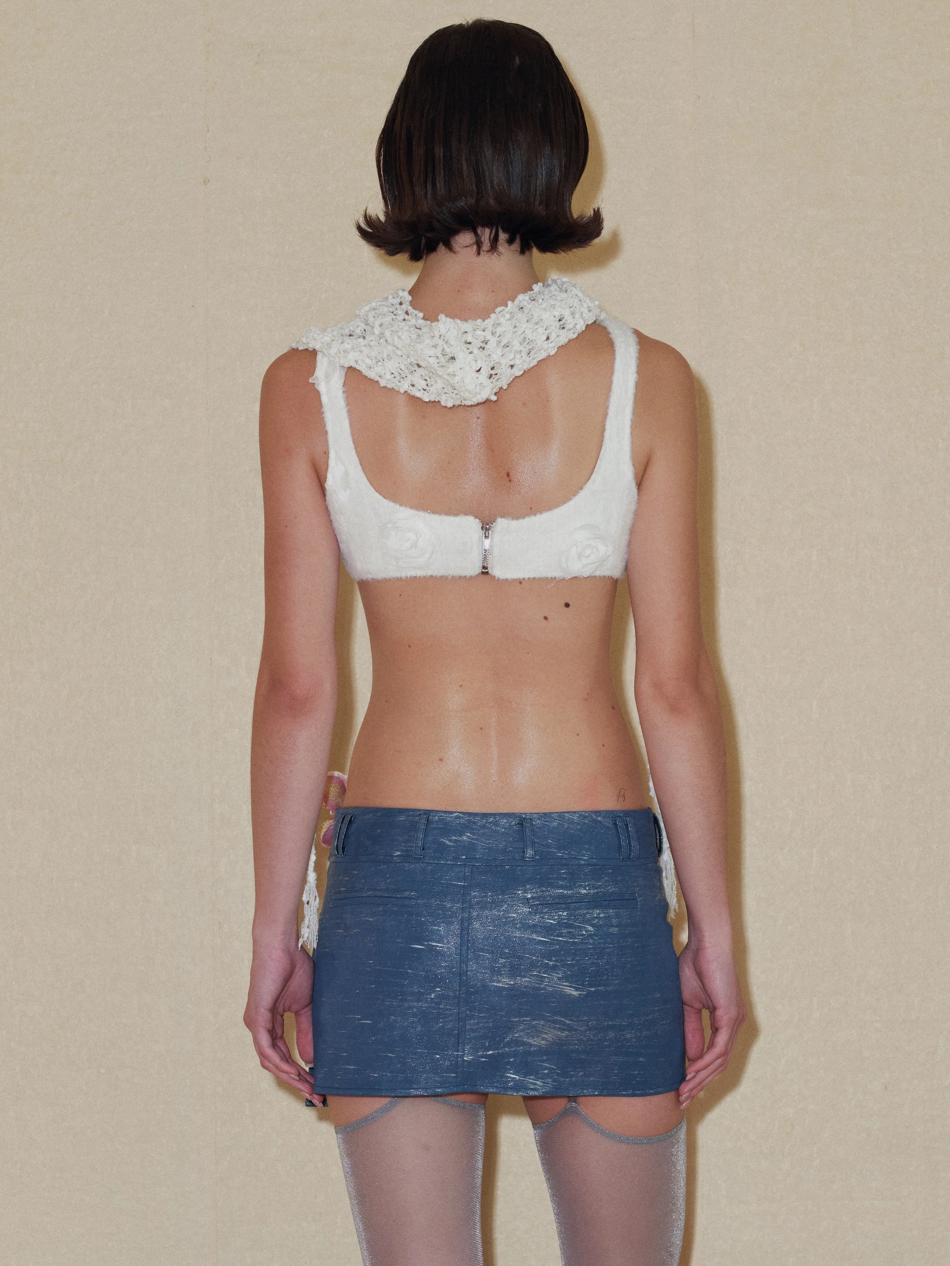 Furry Jasmine Flower Crop Top - Image 19