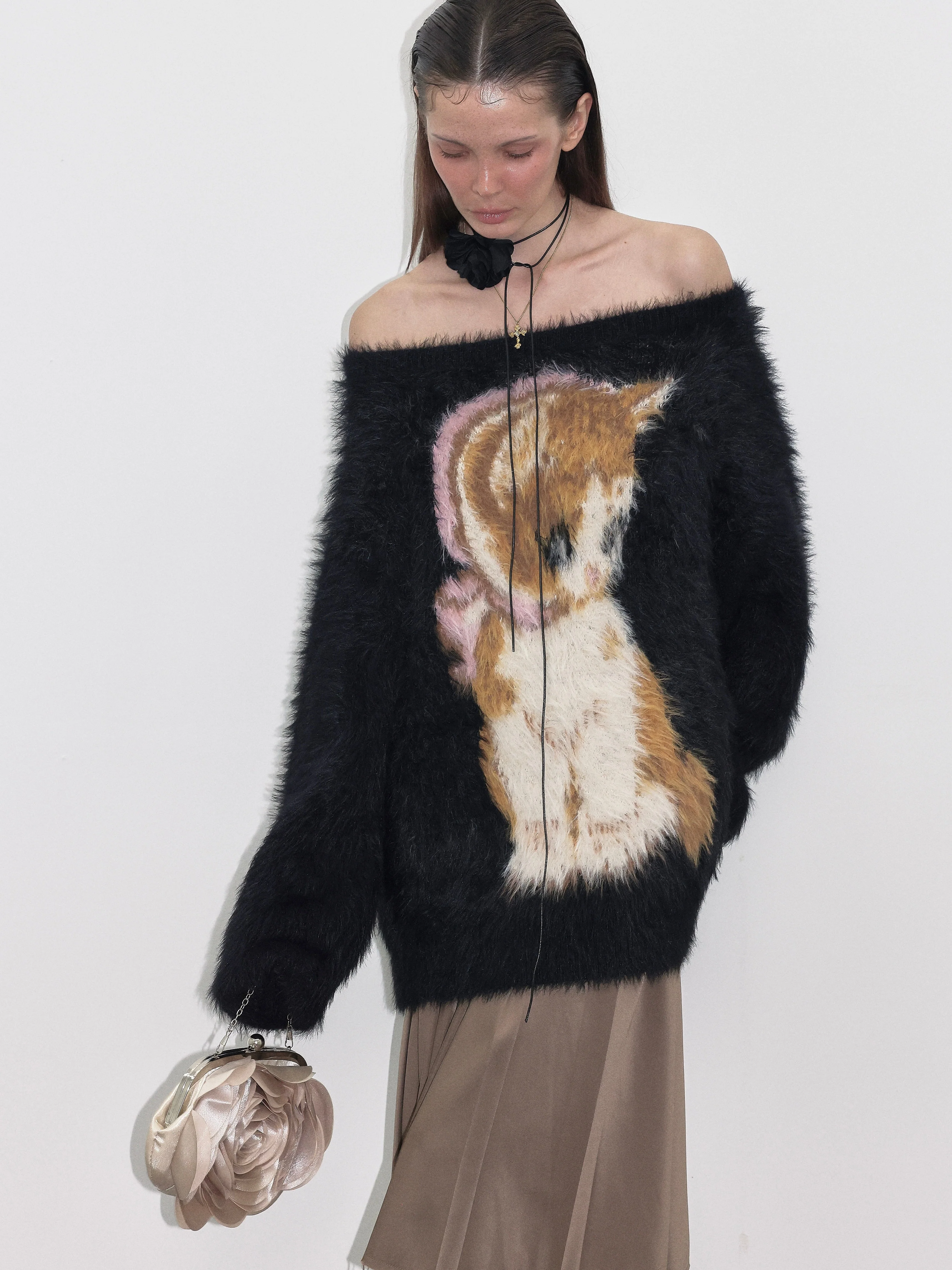 Kitty Fluffy Sweater - Image 10