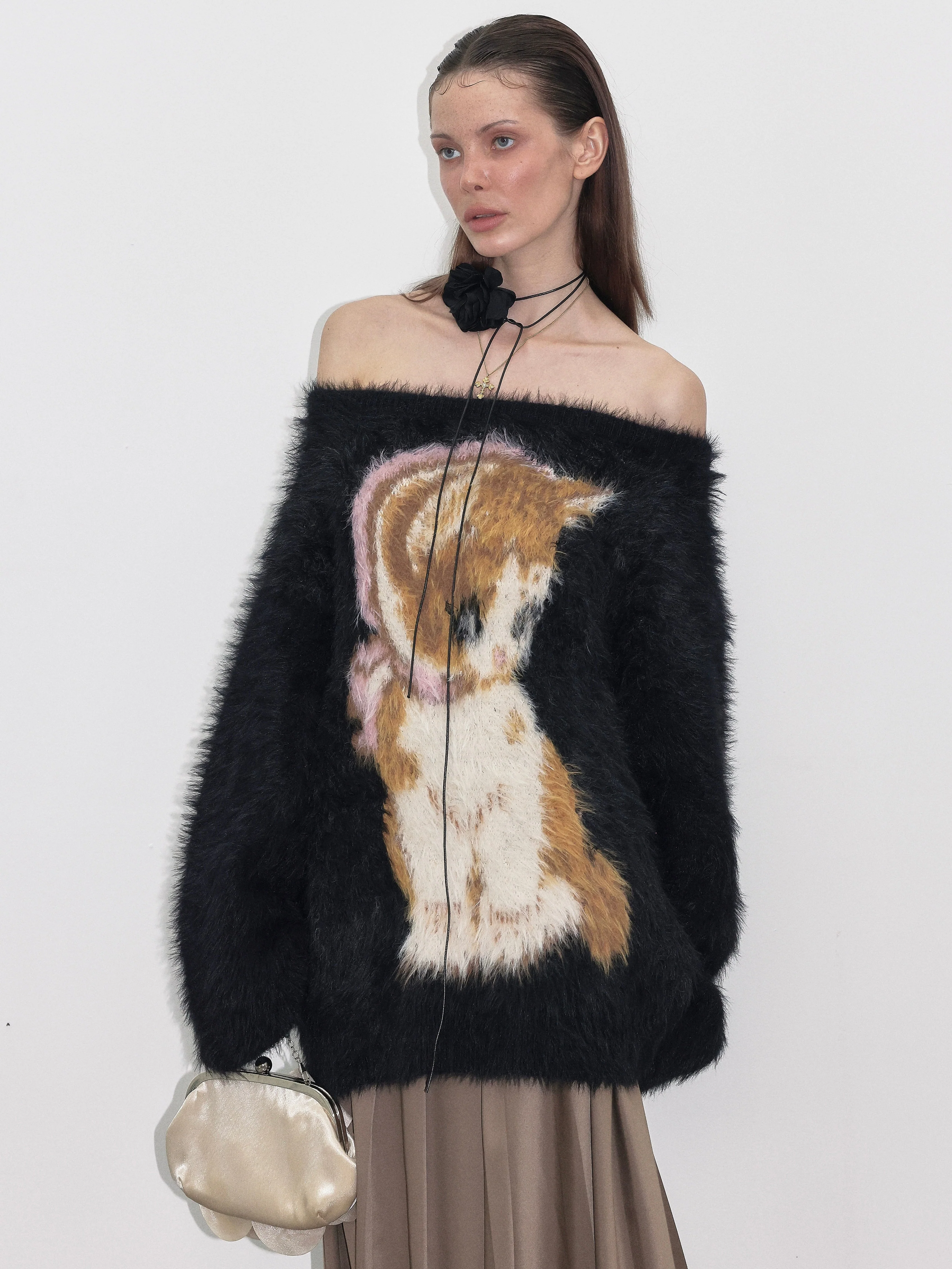 Kitty Fluffy Sweater - Image 11