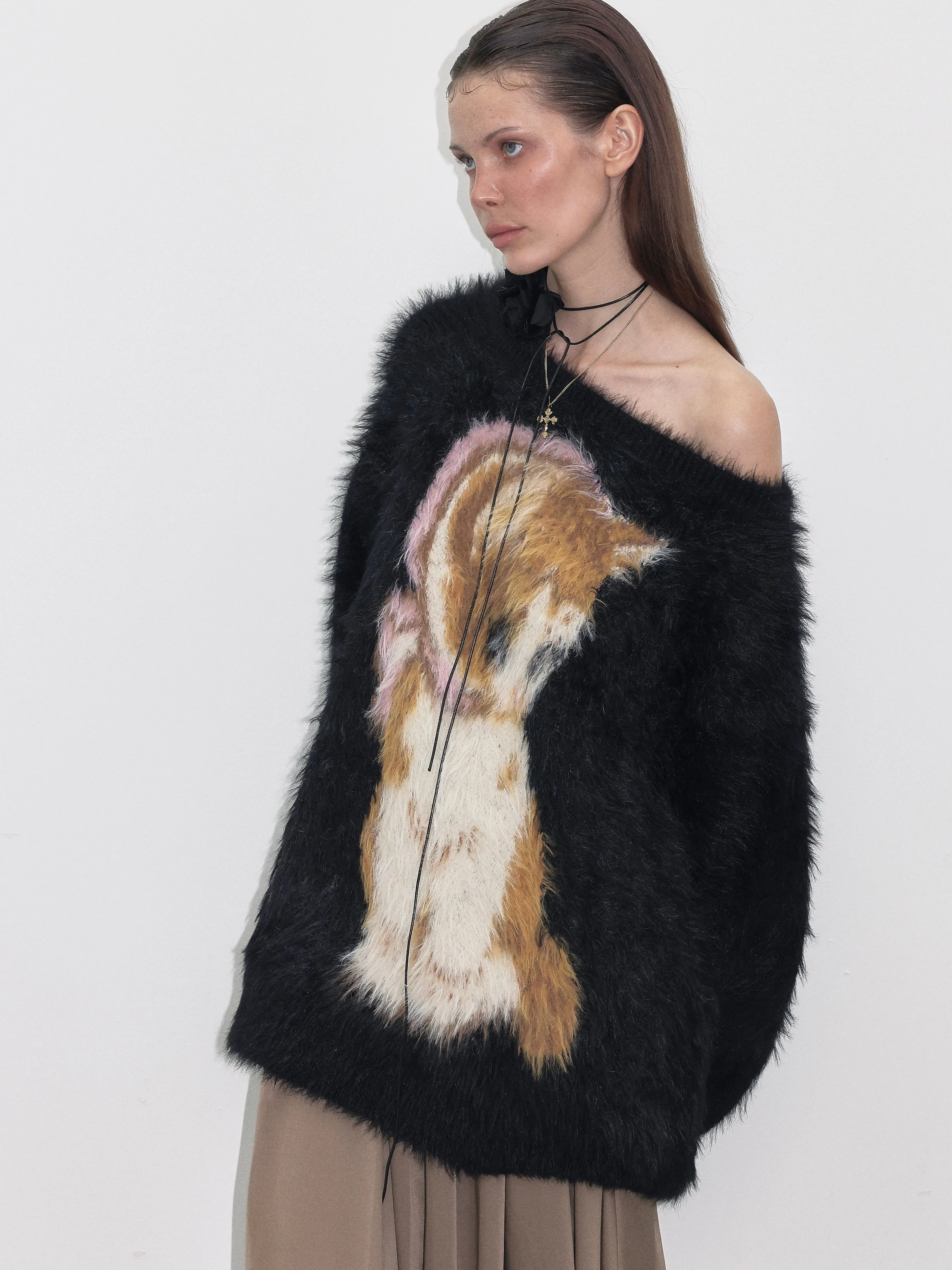 Kitty Fluffy Sweater - Image 4