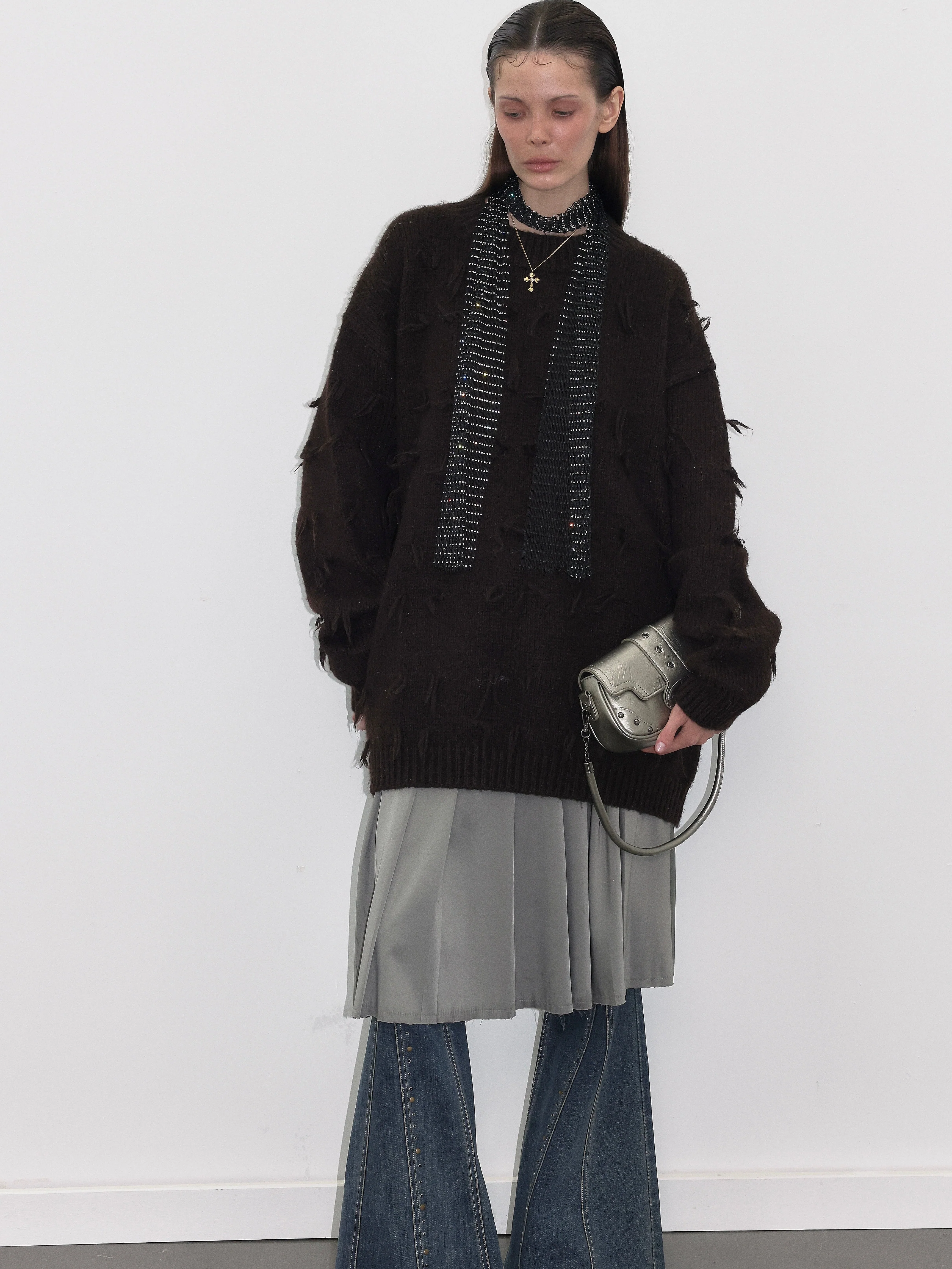 Knit Oversized Sweater - Image 6