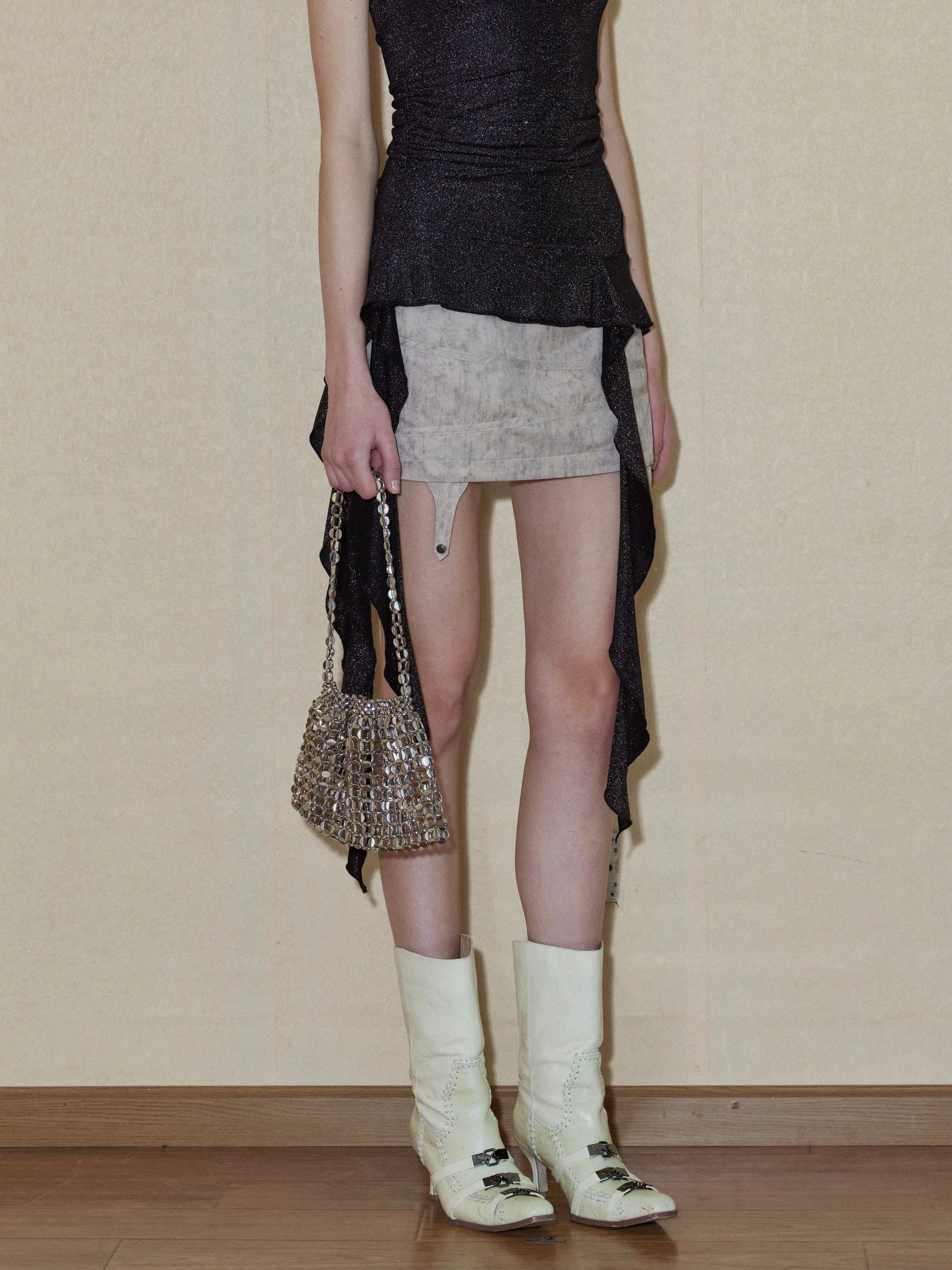 Off-the-Shoulder Sleeveless Irregular Top - Image 5