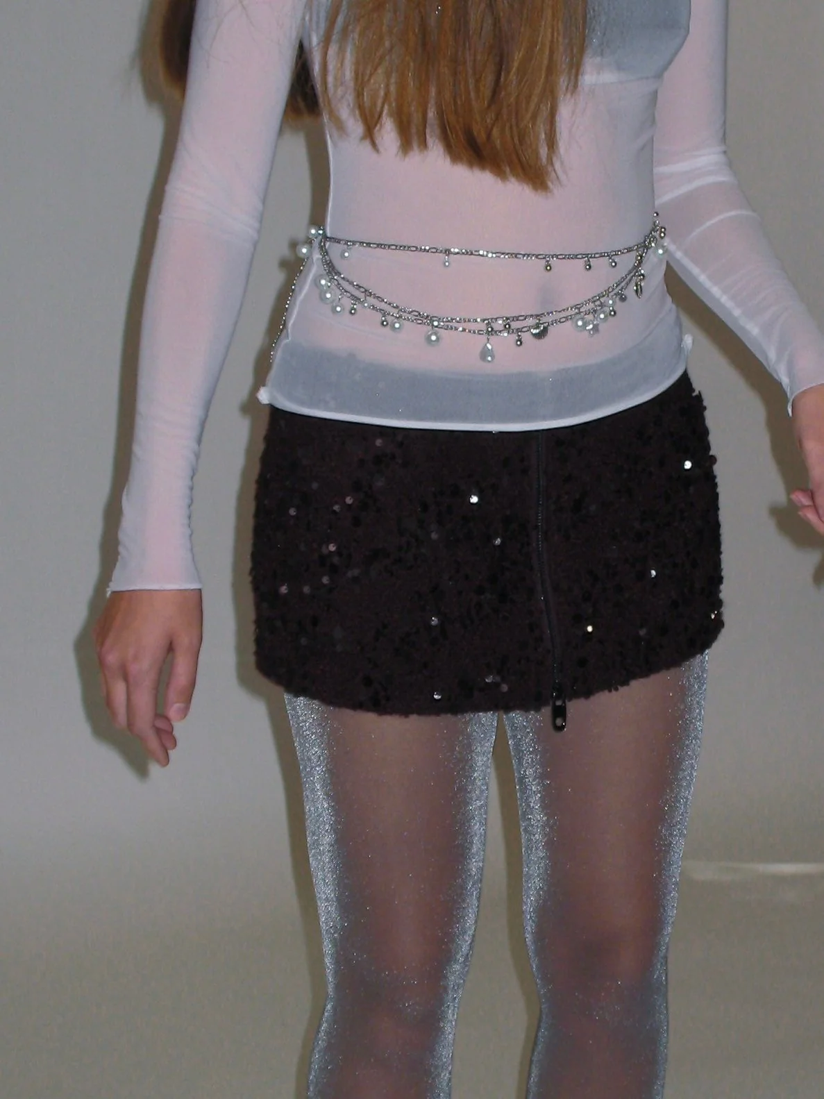 Radiant Garnet Zip Mini Skirt - Image 10