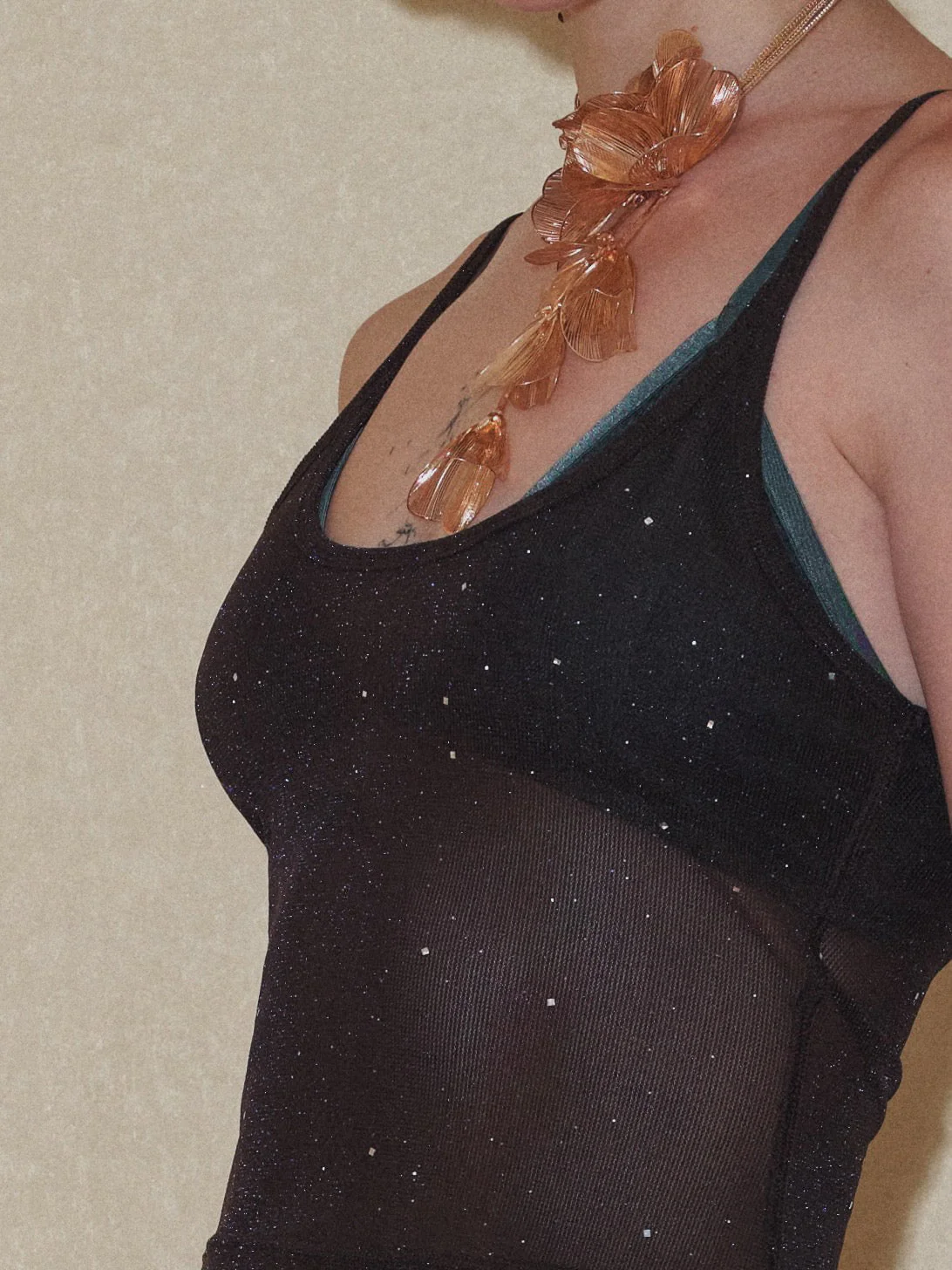 Semi-Sheer Cami Top - Image 4