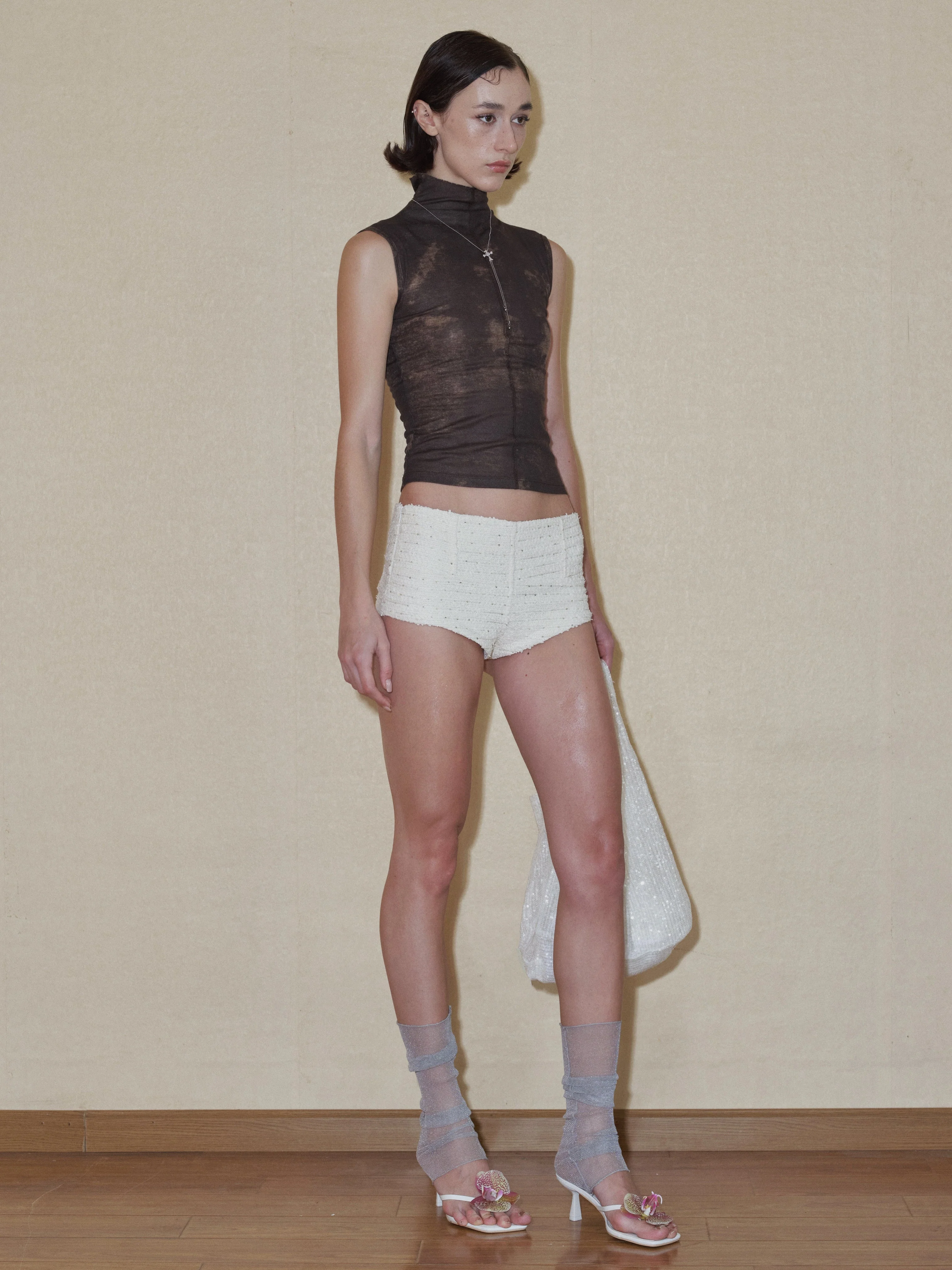 Sequin Mini Shorts - Image 7