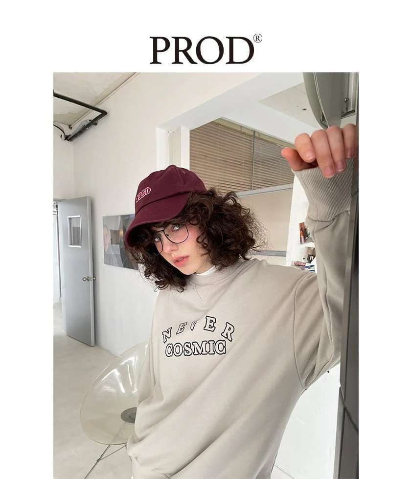 Small Fit Never Cosmic Sweatshirt / Beige - Image 8